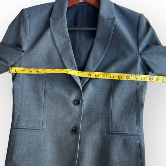 Theory Women’s Gray wool blend blazer size 10 - Picture 7 of 11